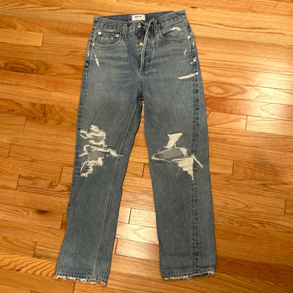 Agolde ripped jeans